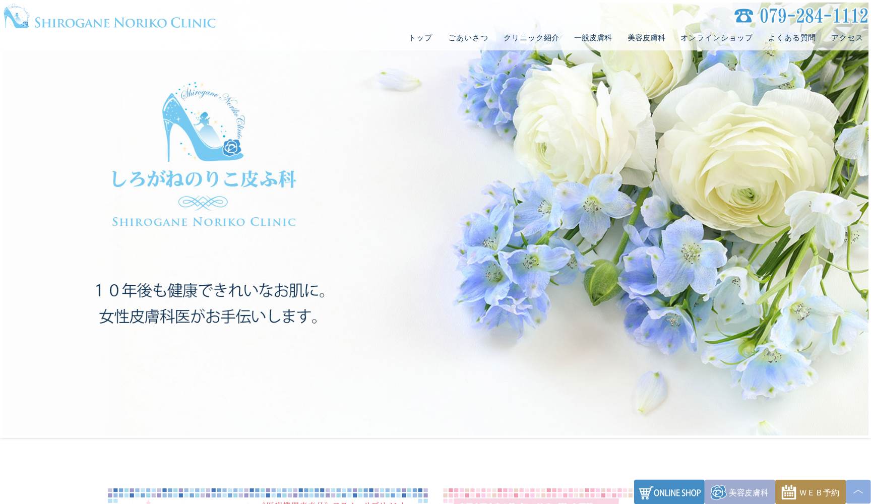 しろがねのりこ皮ふ科