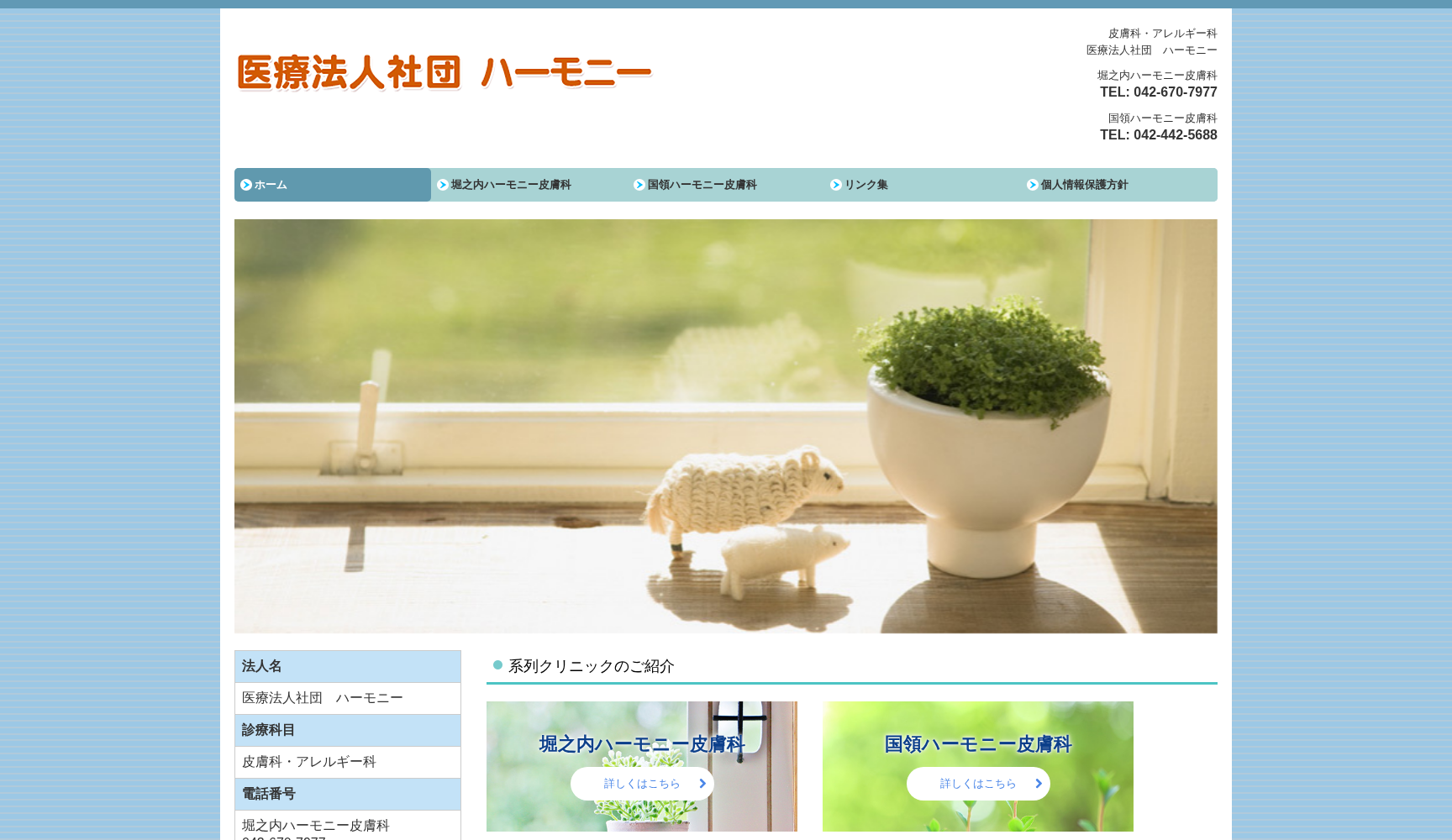 医療法人社団ハーモニー 堀之内ハーモニー皮膚科