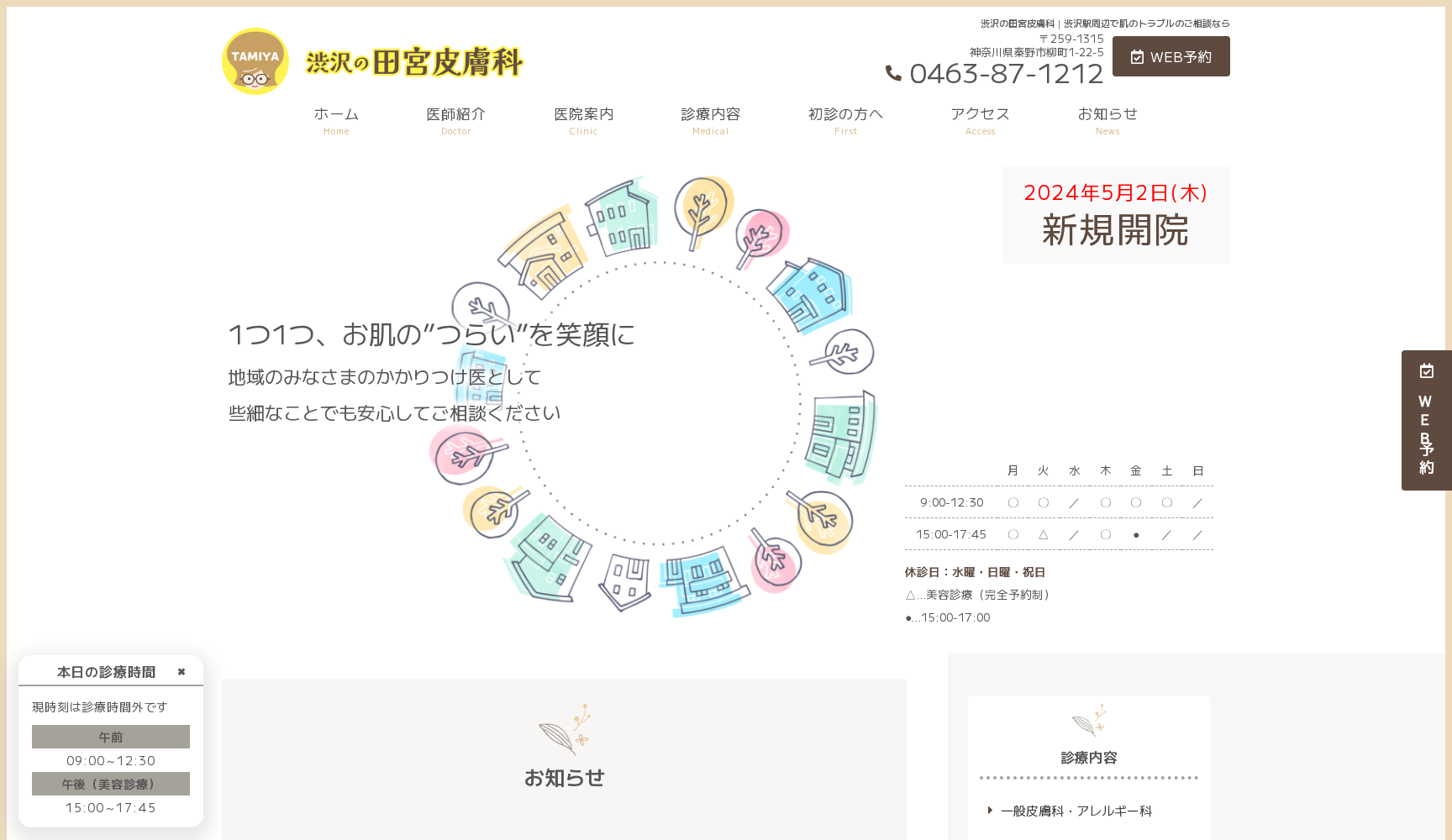 渋沢の田宮皮膚科