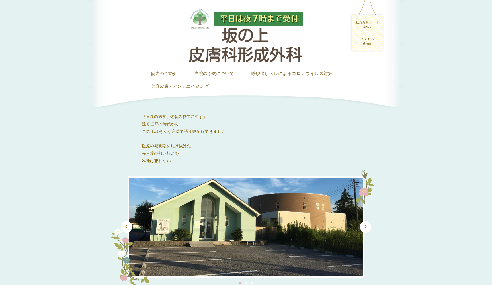 坂の上皮膚科形成外科