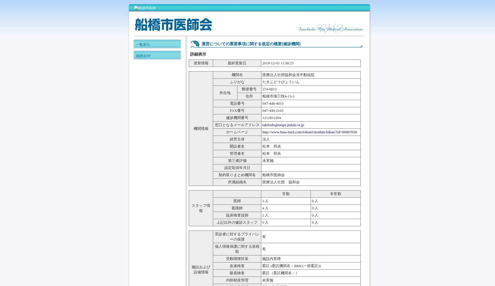 医療法人社団協和会 滝不動病院