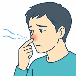 鼻づまりも気になる